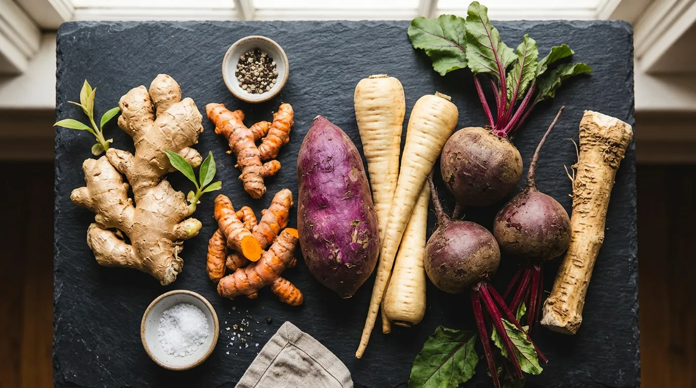 root vegetables world cuisines comfort food